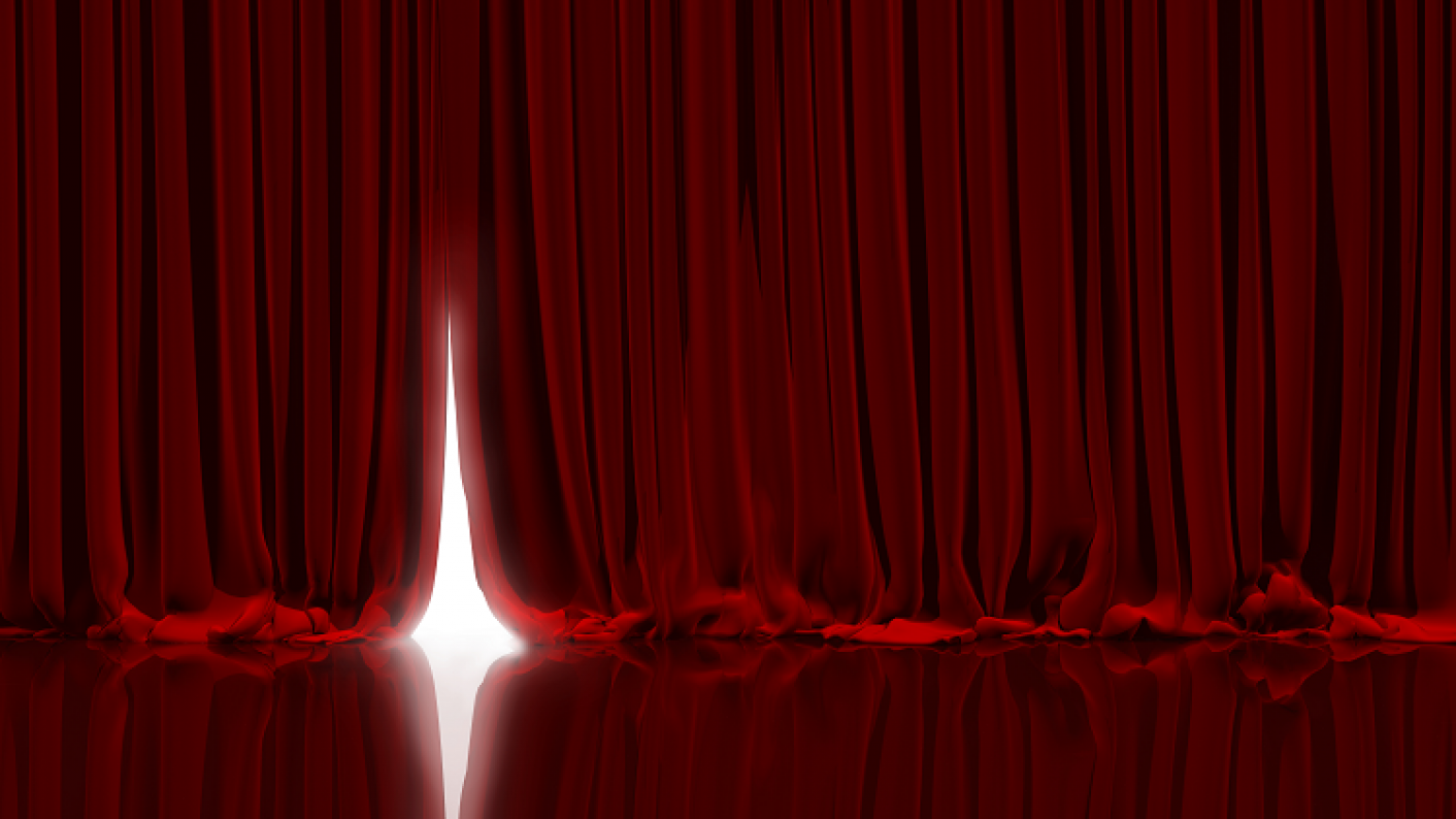  Large red curtains to signify celebration of the end of year 6 